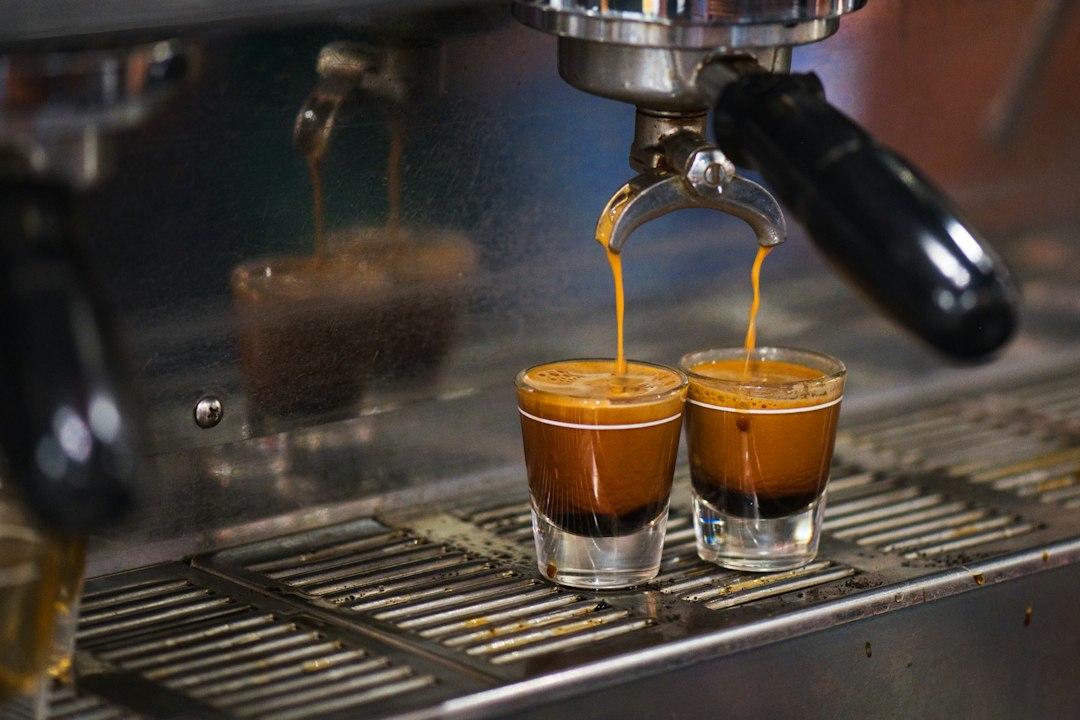 Two espresso shots illustrating the AeroPress review.