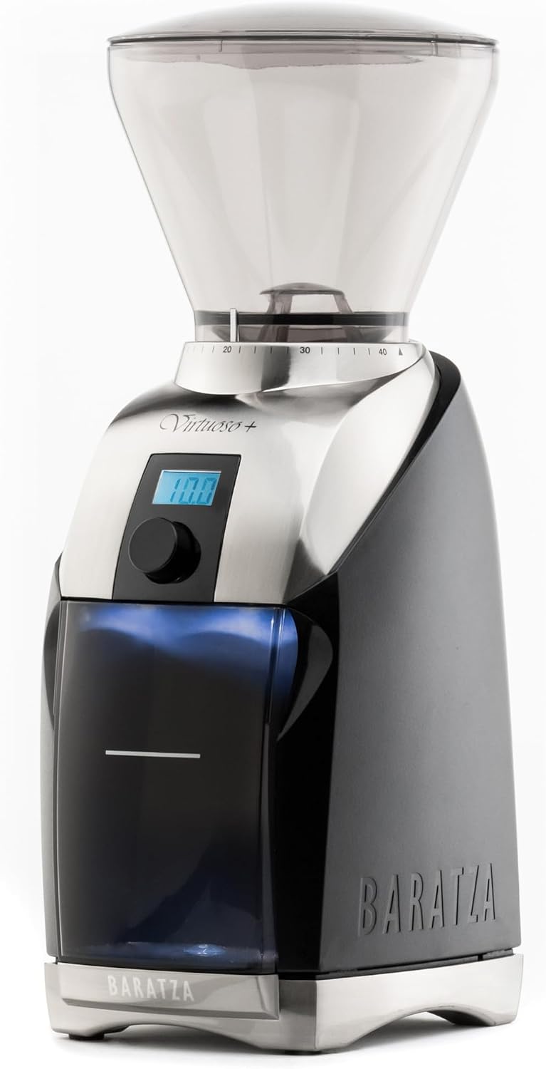 Baratza Virtuoso+ black conical burr coffee grinder