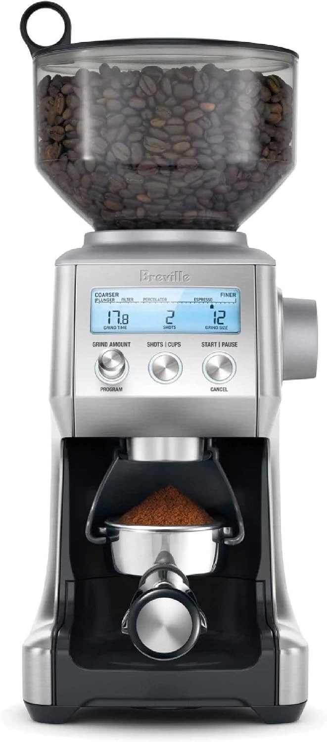 Breville Smart Grinder Pro stainless steel coffee grinder