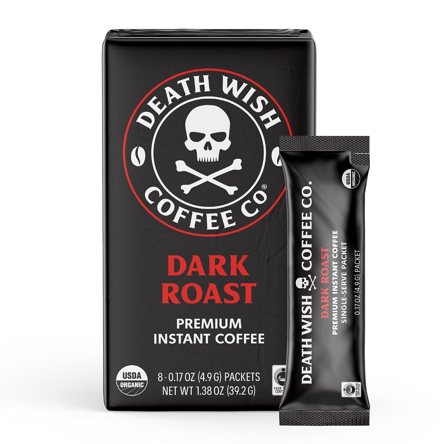 Death Wish Instant Coffee packets