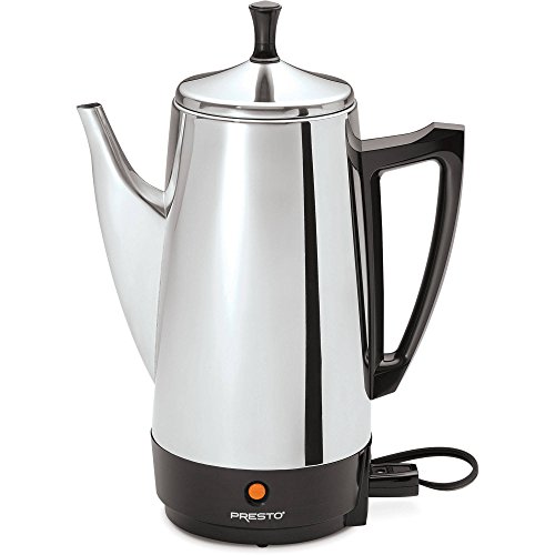 Presto 02811 12-cup stainless electric percolator
