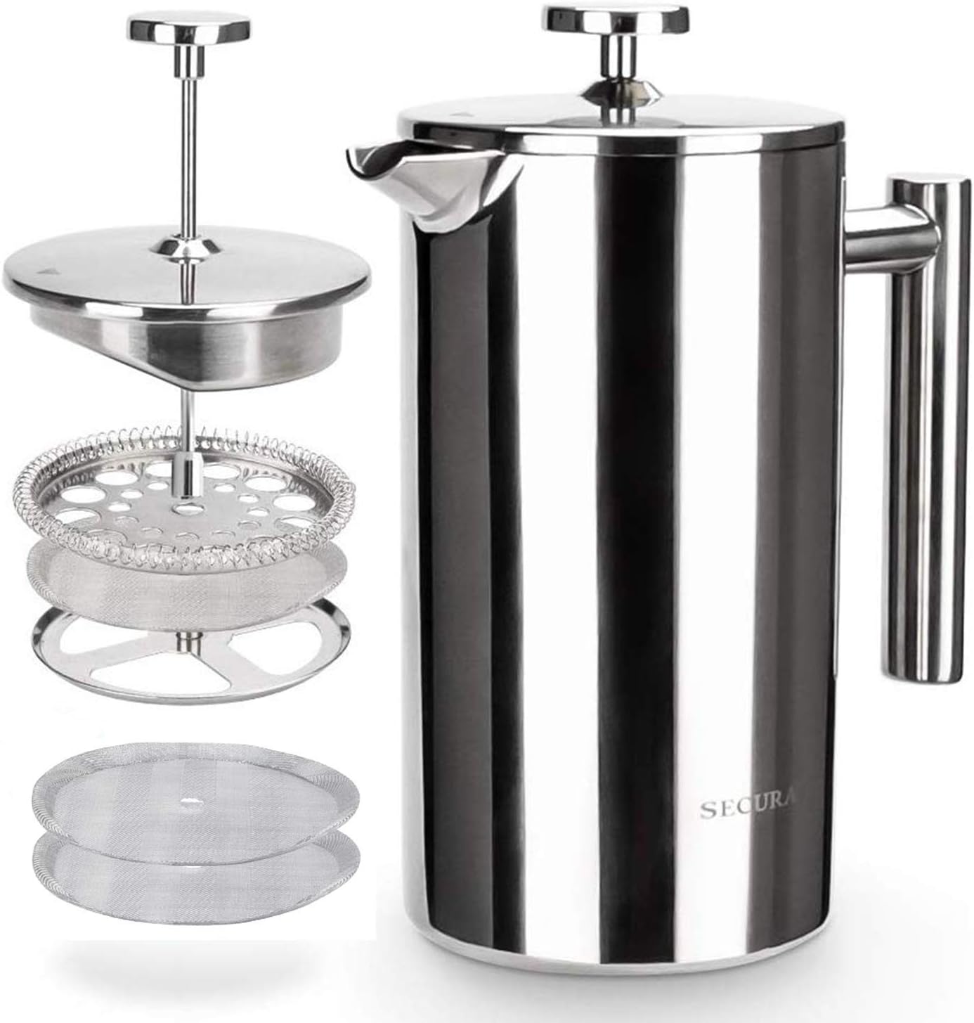 Secura Double-Wall French press